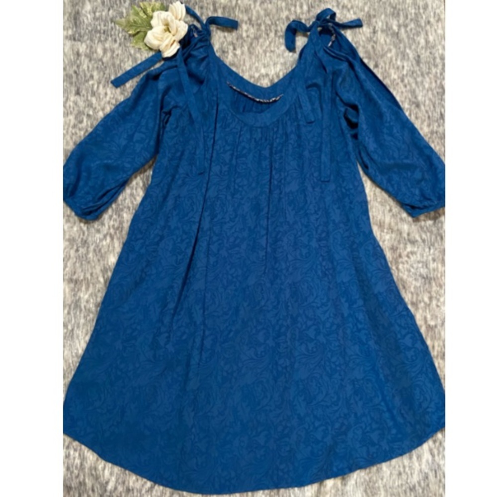 Anthro Holding Horses open shoulder dress Leyton - Picture 9 of 9